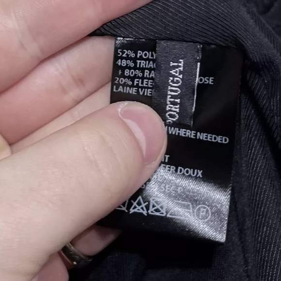 ANN DEMEULEMEESTER black polka dot blazer xs - Picture 6 of 8